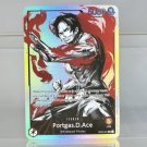 Proxy Portgas D Ace OP03-001 Tcg One Piece OPCG Anime Card English Version