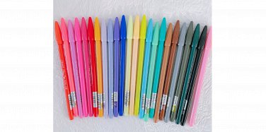 24 Korea monami Watercolor Paint Fine tip Pen Colored Ink Pen set