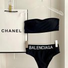 Balenciaga strapless split swimsuit suitable for various occasions ♀ Beach swimming poo
