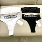 Balenciaga strapless split swimsuit suitable for various occasions ♀ Beach swimming poo