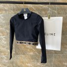 Celine new high stretch fitness short yoga suit sports set~long sleeves Slim fit, lifted buttoc