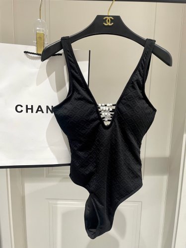 Chanel pearl one-piece swimsuit suitable for various swimsuits &acirc;�� Beach swimming pools,_1104