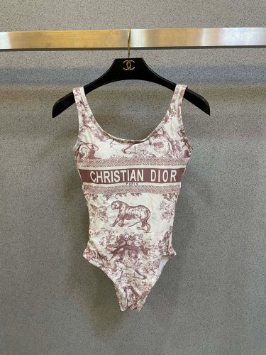Dior one-piece swimsuit suitable for swimsuits in various scenarios &acirc;�� Beach swimming po
