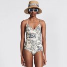 Dior swimsuit animal series print suitable for swimsuits in various scenes ♀ Beach swim