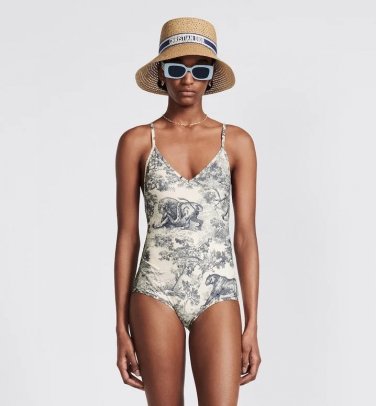 Dior swimsuit animal series print suitable for swimsuits in various scenes &acirc;�� Beach swim