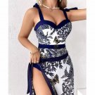 Dior two-piece swimsuit Is the new animated jungle swimsuit with gauze skirt suitable for swimm