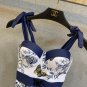 Dior two-piece swimsuit Is the new animated jungle swimsuit with gauze skirt suitable for swimm