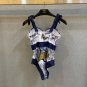 Dior two-piece swimsuit Is the new animated jungle swimsuit with gauze skirt suitable for swimm