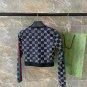 Gucci new high stretch fitness short yoga suit sports set~long sleeves Slim fit, lifted buttock