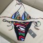 Pucci split bikini suitable as a swimsuit for various scenes ♀ Beach swimming pools, ho