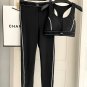 ALO new high stretch fitness long yoga suit sports set~small vest Slimming and lifting buttocks,