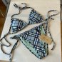 Burberry classic British style swimsuit, the actual product is really beautiful! Can't capture