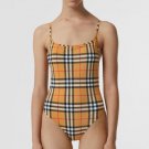 Burberry classic one-piece swimsuit is being sold simultaneously at major counters, naturally