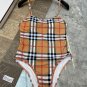 Burberry classic one-piece swimsuit is being sold simultaneously at major counters, naturally