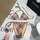 Burberry swimsuit, the actual product is really beautiful! Can't capture its beauty, w_681