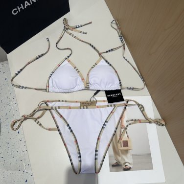 Burberry swimsuits are a must-have for fashionistas. Super body shape! SML_115