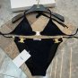 Celine Arc de Triomphe neck hanging bikini continues the classic minimalist style and exudes a se