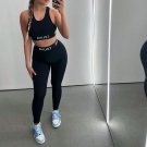Celine's new high stretch fitness short yoga suit sports set~small vest Slim fit, lifted buttock