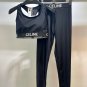 Celine's new high stretch fitness short yoga suit sports set~small vest Slim fit, lifted buttock