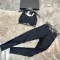 Celine's new high stretch fitness short yoga suit sports set~small vest Slim fit, lifted buttock