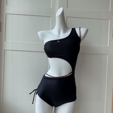 Chanel classic swimsuit, a must-have for fashionable trendsetters! The actual product l