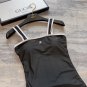 Chanel one-piece swimsuit, slim and beautiful on the upper body! Wearing very stylish SML