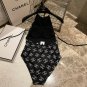 Chanel print suitable for swimsuits in various scenarios ♀ Beach swimming pools, hot springs,