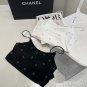 Chanel rhinestone vest with built-in coaster, super explosive when worn alone with a j_669