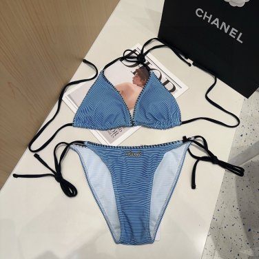 Chanel swimsuit, slim and beautiful on the upper body! Wearing very stylish SML