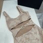 Chanel swimsuits are a must-have for fashionistas. Super body shape! SML_449