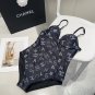 Chanel swimsuits are a must-have for fashionistas. Super body shape! SML_633
