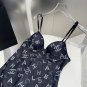 Chanel swimsuits are a must-have for fashionistas. Super body shape! SML_940
