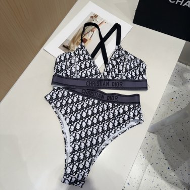 Chanel swimsuits are a must-have for fashionistas. Super body shape! SML_1141