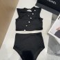 Chanel swimsuits, the actual product is really beautiful! Can't capture its beauty, who_441