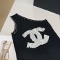 Chanel tank top, super explosive when worn alone with a jacketOne size fits