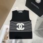Chanel tank top, super explosive when worn alone with a jacketOne size fits all_502