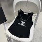 Chanel tank top, super explosive when worn alone with a jacketOne size fits_289