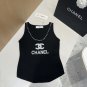 Chanel tank top, super explosive when worn alone with a jacketOne size fits_289
