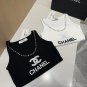 Chanel tank top, super explosive when worn alone with a jacketOne size fits_290