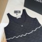 Chanel tank top, super explosive when worn alone with a jacketOne size fits_989