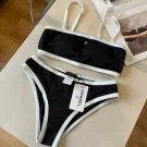 Chanel vintage knitted bikini, split swimsuit, S M L XL_978