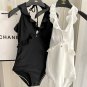 Chanel's new one-piece swimsuit is a fashionable and trendy swimwear suitable for various scenes_875