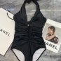 Chanel's new pleated one-piece swimsuit is a goddess level swimsuit suitable for various scenes_387