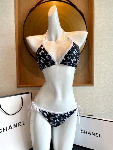 Chanel's new printed bikini suitable for swimsuits in various scenarios &acirc;�� Beach swimming pools_154