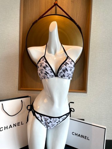 Chanel's new printed bikini suitable for swimsuits in various scenarios &acirc;�� Beach swimming pools_713