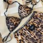 D&G Dolce&Gabbana's new woven bikini split swimsuit set, black and white SML_62