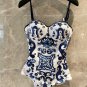 DG camisole with steel support gathered together one-piece swimsuit, sexy goddess suitable for va