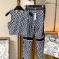 Dior Fendi's new high stretch fitness yoga suit sports set~waist shaping tank top (with chest cus