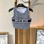 Dior Fendi's new high stretch fitness yoga suit sports set~waist shaping tank top (with chest cus