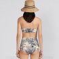 Dior strapless split bikini with detachable shoulder straps suitable for swimsuits in various sce